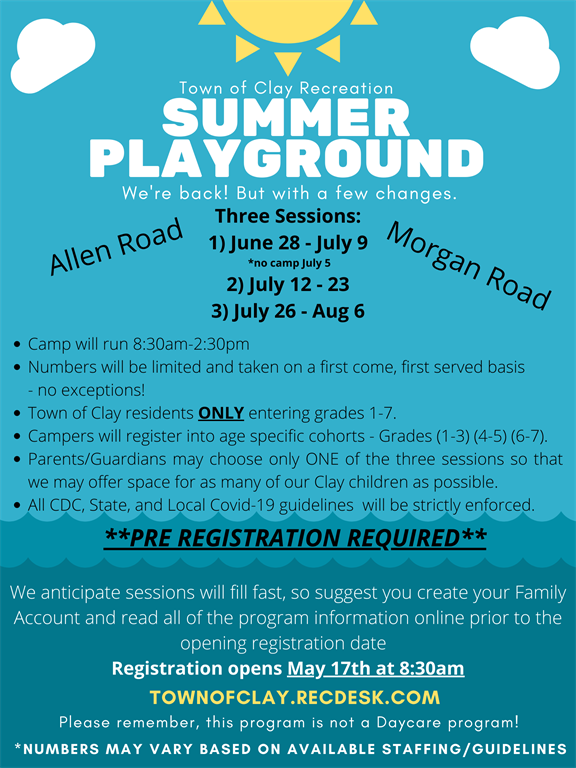 Town of Clay Recreation Town of Clay Recreation